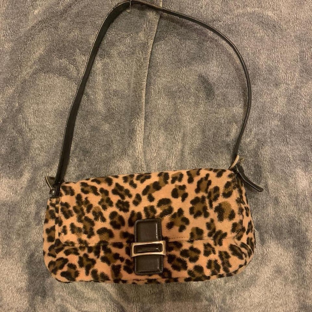 Leopard Print Shoulder Bag